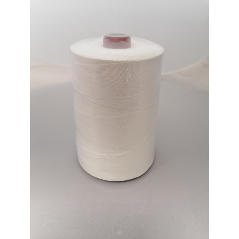 Fil à coudre blanc 20/4 Bobine de 1KG