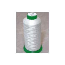 FIL TENAX Polyester N°120 – Bobine de 5 000 m – BLANC / NOIR